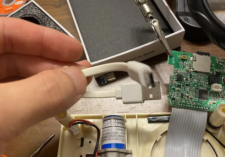 Britz BA-C1 Plus 마이크로 5핀 수리 - usb-c 타입으로 교체하기-8